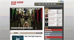 Desktop Screenshot of kinkonrecords.com